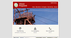 Desktop Screenshot of gwentprepared.org.uk